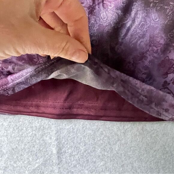 Urban Outfitters Whimsigoth, Y2k Purple Netting Sheer Dress sz. Medium #HH - Picture 6 of 9